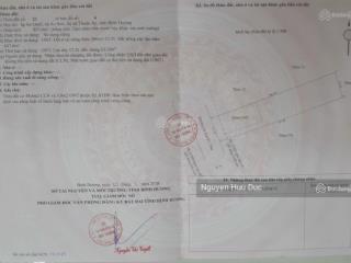 Bán đất 12.70 x 65m (200m2 thổ cư) giá 13tr/m2. mặt tiền an sơn 1, xã an sơn, thuận an, bd