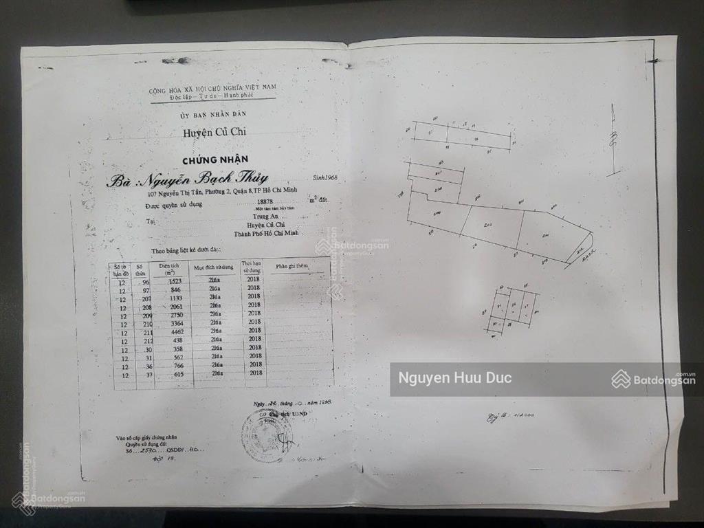 Bán đất mặt tiền sông sài gòn (7 hecta) 70.000m2. xã trung an, huyện củ chi, tphcm