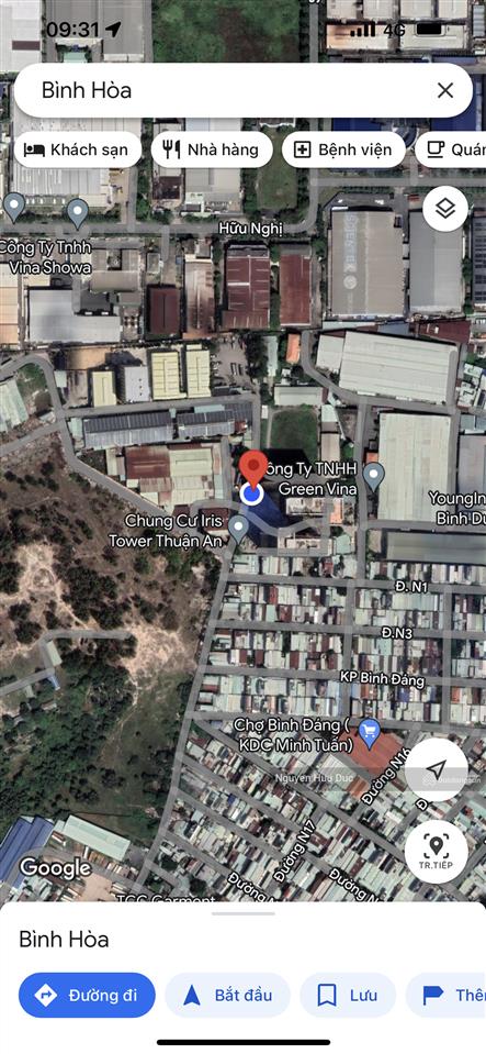 Bán đất mặt tiền đường nhựa xây chung cư (13.000m2) 5.7000m2 skc. p bình hoà, tx thuận an, bd