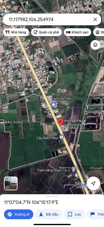 Bán đất tặng cây xăng, nhà kho 13.764m2 (4.827skc) xã phước trạch, h gò dầu, tây ninh giá 41 tỷ