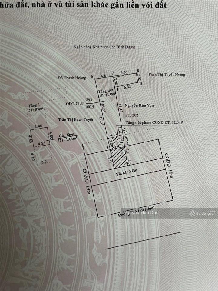 Bán nhà cấp 4. mặt tiền đường phú lợi, p phú lợi, tp, tdm, bình dương (100m2 thổ 98m2) 10 tỷ