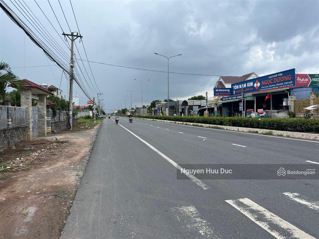 Bán đất mặt tiền dt 744 (2.777m2 thổ cư 200m2 xã phú an, thị xã bến cát bình dương đất 2 mặt tiền