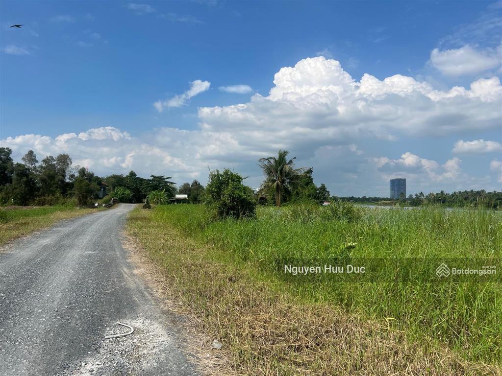 Bán đất 2 mặt tiền sông, sài gòn. xã bình mỹ, h củ chi, tphcm (8.577m2 thổ cư 1.000m2) 15tr / m2