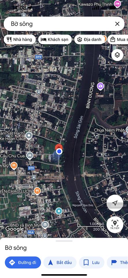 Bán đất 2 mặt tiền sông, sài gòn. xã bình mỹ, h củ chi, tphcm (8.577m2 thổ cư 1.000m2) 15tr / m2