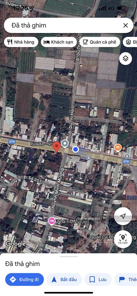 Bán đất góc ngã tư tỉnh lộ 8 và huỳnh minh mương. xã hoà phú h củ chi tphcm (2.100m2) 1.300m2 thổ