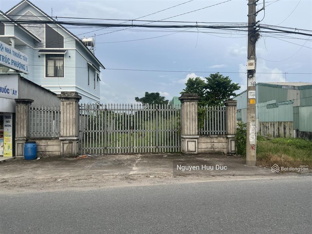 Bán đất mặt tiền đường sông lu, xã hoà phú, h củ chi, tphcm. 1.949m2 (thổ cư 1.300m2) 26,5 tỷ