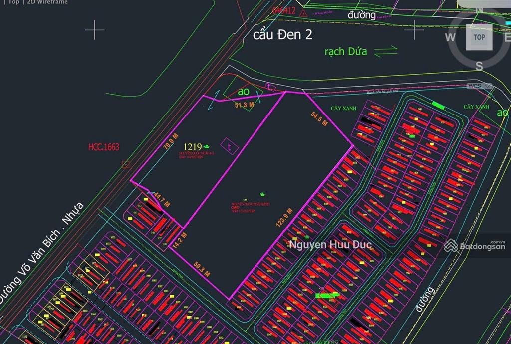 Bán đất 2 mặt tiền đường võ văn bích, xã bình mỹ, h củ chi, tphcm (10135m2) cây lâu năm 70 tỷ