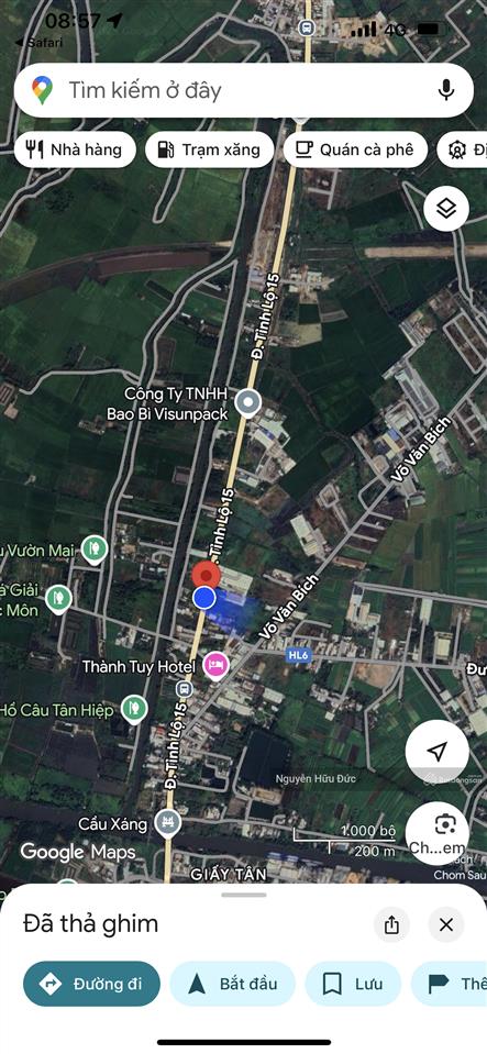 Bán đất mặt tiền tỉnh lộ 15 kế vành đai 3 xã tân thạnh đông, h. củ chi tphcm 4.800m2 (10tr / m2)