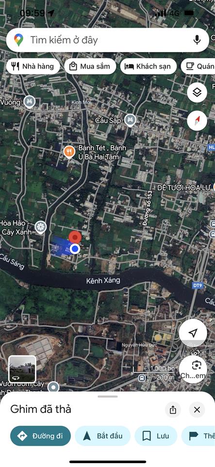 Bán đất mặt tiền rạch 1.796m2 (cây lâu năm) xã bình mỹ, huyện củ chi, tphcm (4,5tr/m2)
