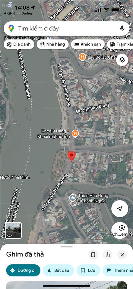 Bán nhà mặt tiền nguyễn tri phường 4,5 x 19 ( 100 thổ ) phường chánh nghĩa , tp , tdm , bình dương