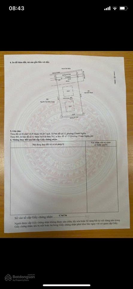 Bán đất mặt tiền đường bờ kè 18 x 31 (128m2 thổ) phường chánh nghĩa tp thủ dầu một, bình dương