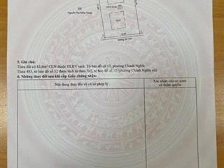 Bán đất mặt tiền đường bờ kè 18 x 31 (128m2 thổ) phường chánh nghĩa tp thủ dầu một, bình dương