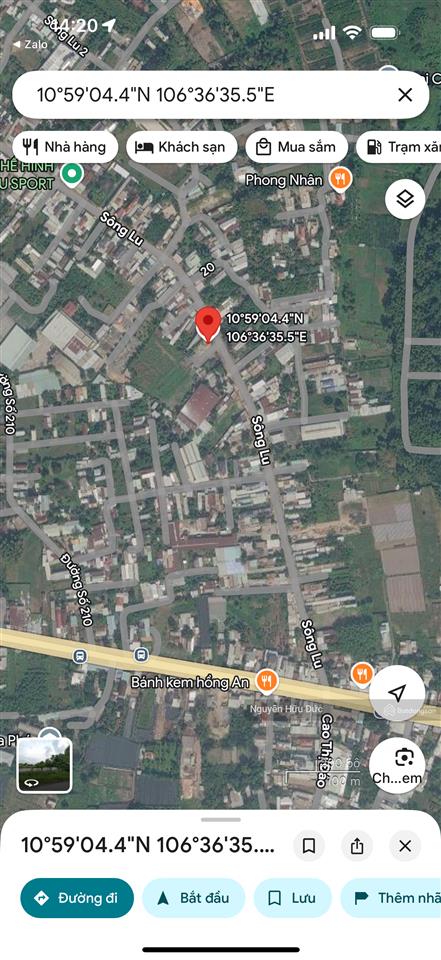 Bán đất mặt tiền đường sông lu (7.952m2 (100% thổ cư) xã hoà phú, huyện củ chi tphcm. 11tr/m2