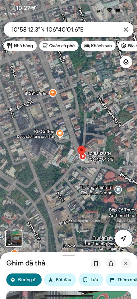 Bán đất mặt tiền đường trần phú 17 x 27 =469m2 ( 160 thổ phường chánh nghĩa , tp , thủ dầu một , bd