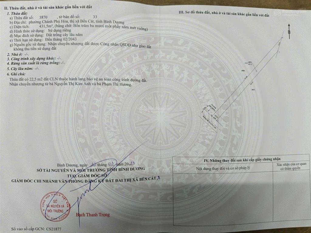 Chính chủ kẹt tiền bán gấp lô đất chánh phú hòa 39 giá rẻ