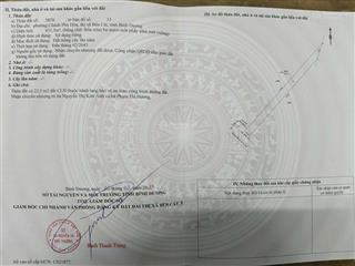 Chính chủ kẹt tiền bán gấp lô đất chánh phú hòa 39 giá rẻ