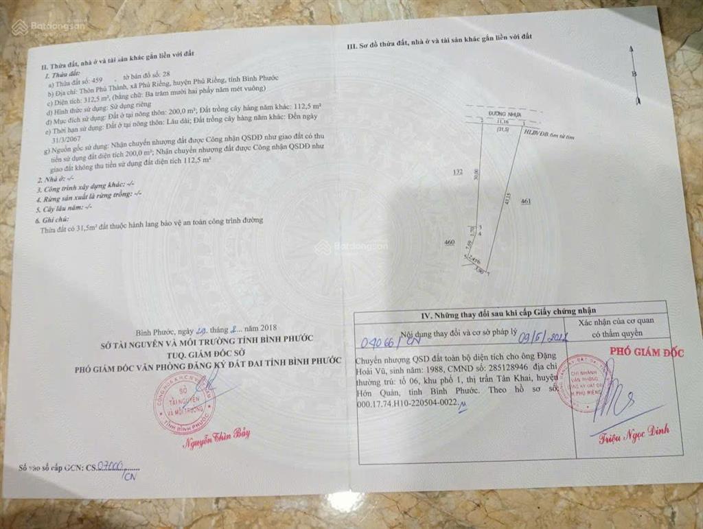 Ngợp bank  bán gấp lô đất đẹp phú riềng (bình phước)  chỉ 500 triệu!