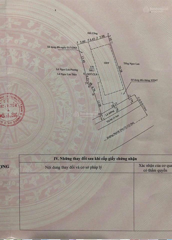 Chính chủ bán nhà riêng mặt tiền huỳnh văn cù  chánh mỹ  568,1m² (đang cho thuê 15 tr/tháng)