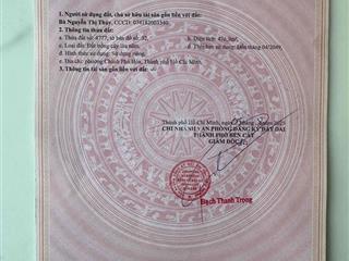 Đất nền Phường Chánh Phú Hoà, TP HCM gần chợ Chánh Lưu