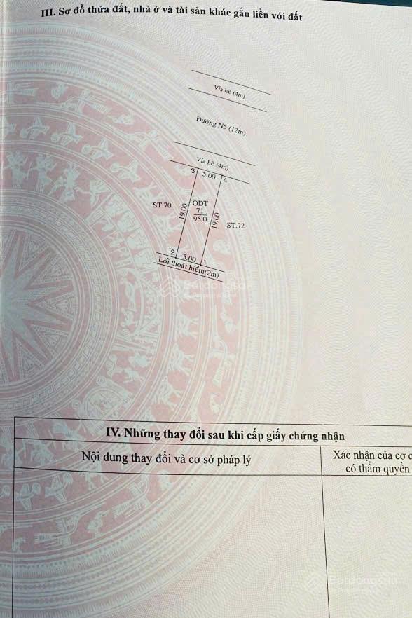 Bán đất mặt tiền n5, khu 46 căn đại đăng