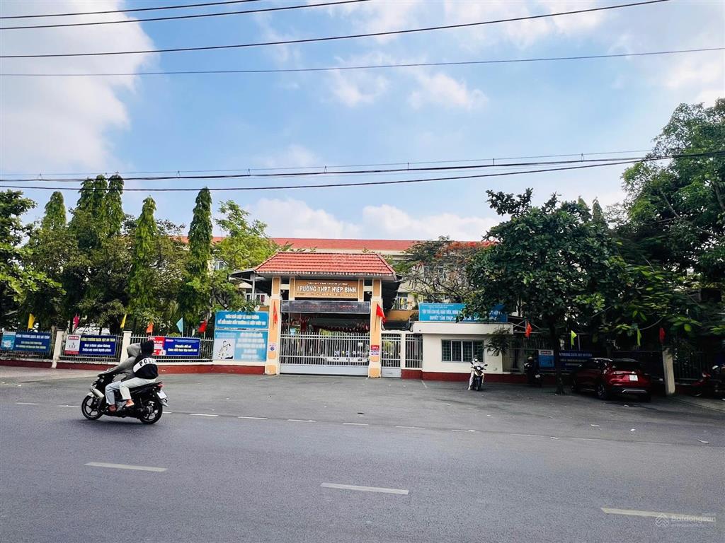 Xuất sắc! bán lô 270m2 ngang 10m  18 tỷ  sát hiệp bình  gần chợ  xây 6 tầng + hầm