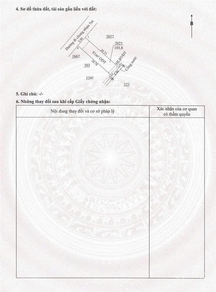 Đất lái thiêu 104m2 đường 5m giá 3.59 tỷ gần nhà thờ lái thiêu!