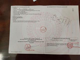 Bán đất mặt tiền đường dt744 dầu tiếng, bình dương, dt 727,3m2 shr