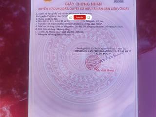 Đất mt đường đh514, gần kcn bố lá chỉ 890tr, xã phước hòa, tp.hcm  shr, chính chủ