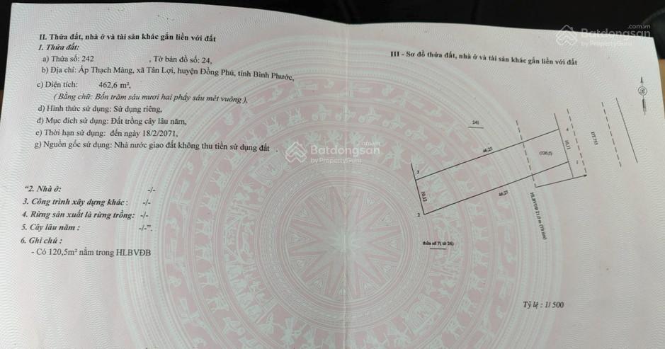 Bán đất 10x46m mặt tiền đt 753  tân lợi  đồng nai