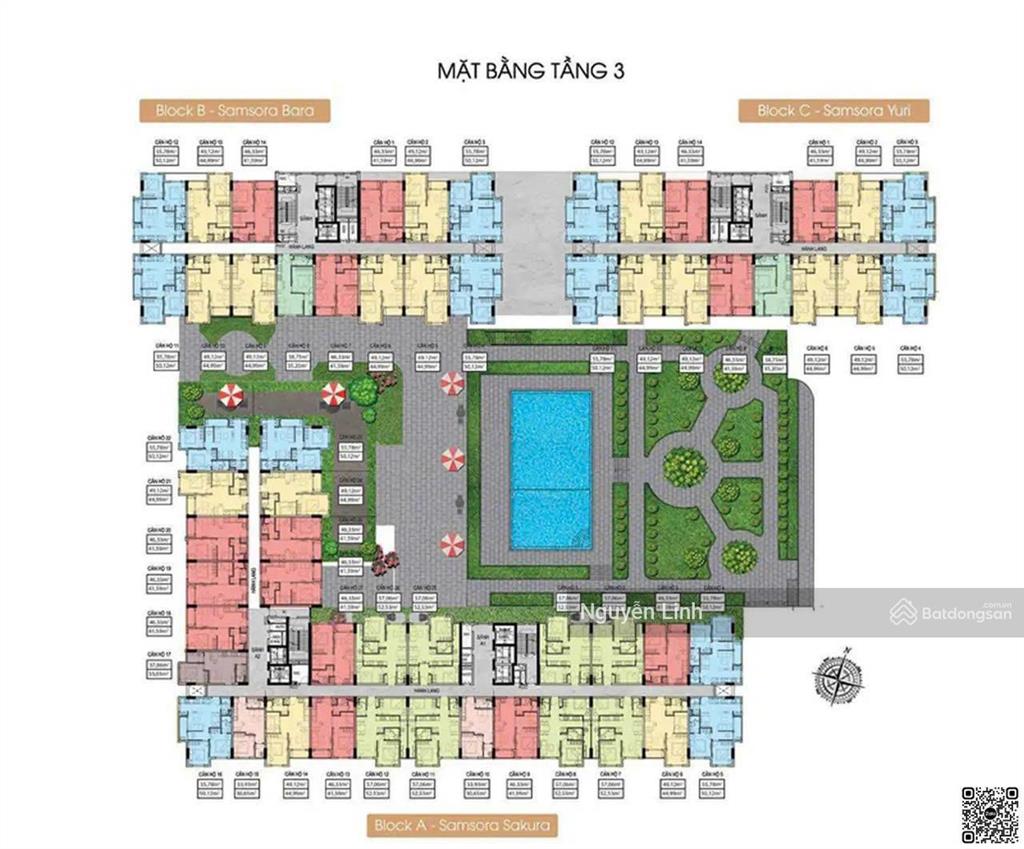 Bảng giá căn hộ samsora riverside, giá tốt hiện nay  em linh cư dân block c, sđt 0906 091 ***