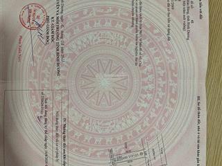 Chính chủ bán nhanh lô đất ngay trung tâm kcn bàu bàng sổ sẵn