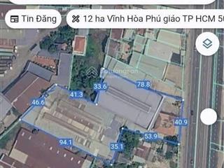 Bán đất mặt tiền quốc lộ 13, lái thiêu, thuận an, 6.400m2, ngang 40m giá chỉ 45 triệu/m2