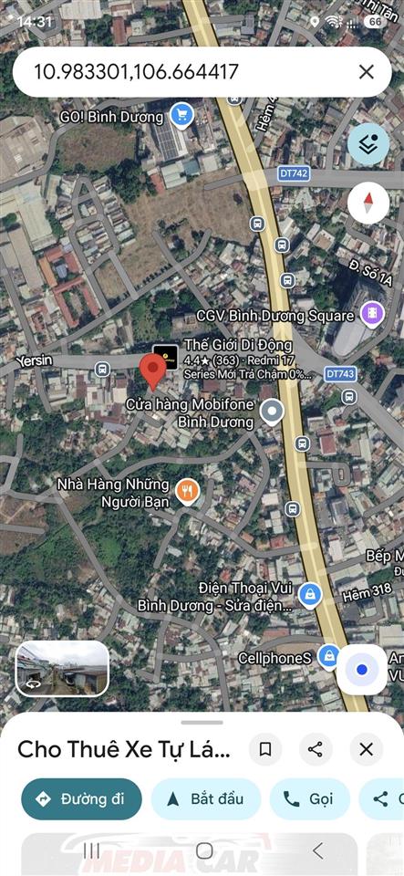 Bán 1223 m2 đất cách đường yersin 50m ngay ngã tư chợ đình