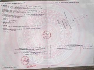 Bán lô đất mặt tiền đường đông minh gần siêu thị bigc (go!) dĩ an