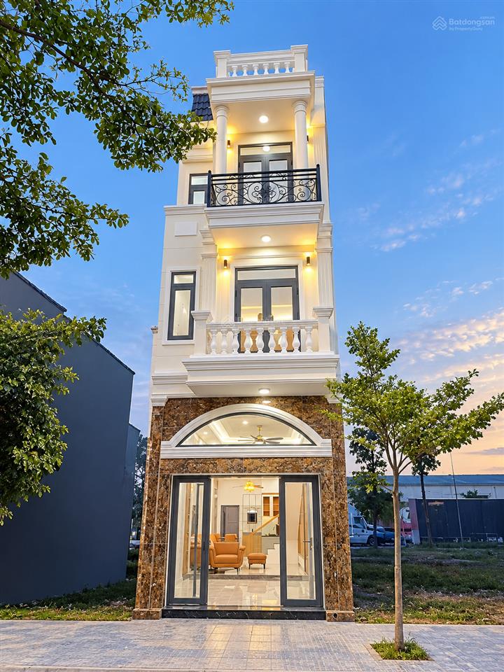 Bán nhà trệt 2 lầu tum khu dân cư đường nhựa 8m iconcenter tại phường tân đông hiệp, dĩ an