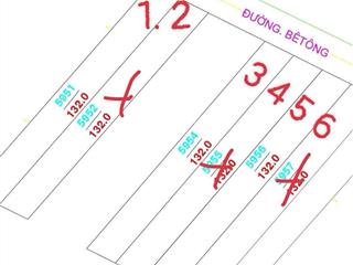 Chính chủ gởi bán đất ở chiêu liêu, dĩ an. đường thông. gần trường, chợ 200m. dt 132m2. tc 86,5m2