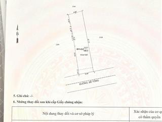 Chính chủ cần bán lô đất ở đường 5. linh xuân. đường ô tô. ngang 5m. dt 100m