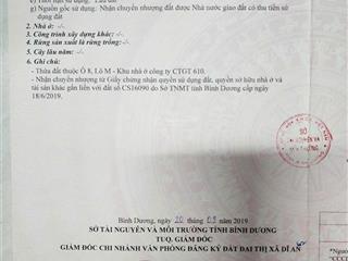 Bán lô đất sát đường tân lập, đông hoà  làng đại học quốc gia tp.hcm