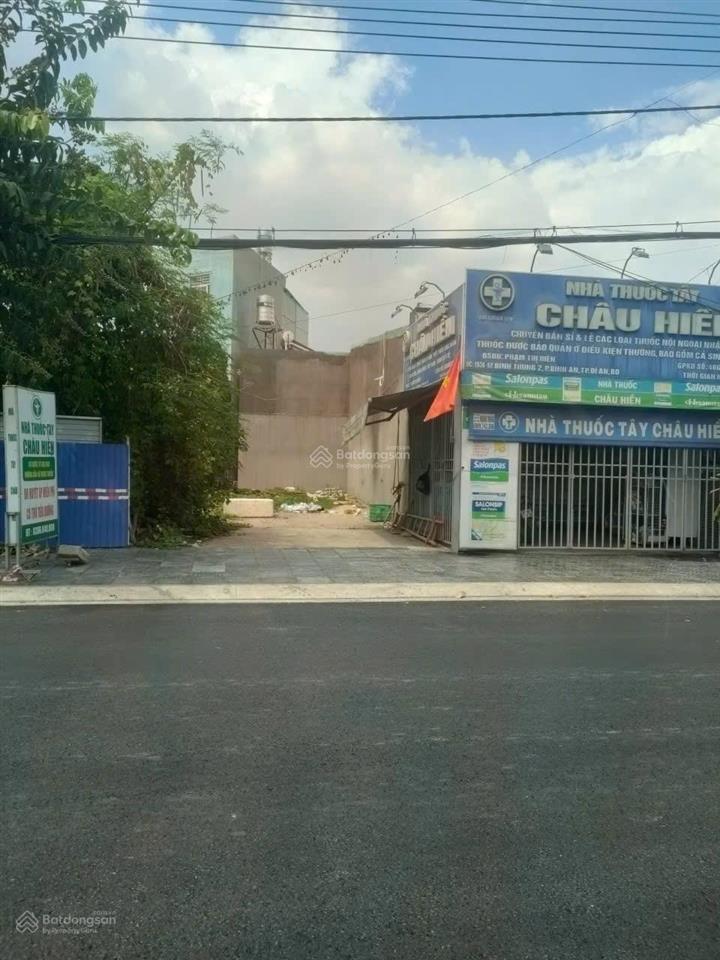 Chính chủ cần bán mt kinh doanh ở bình thung, dĩ an. dt 84m2. t.cư 70m. gần trường cấp 1,2,3.