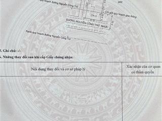 Lô góc 2 mặt tiền nguyễn công trứ  ngang khủng 8.8m