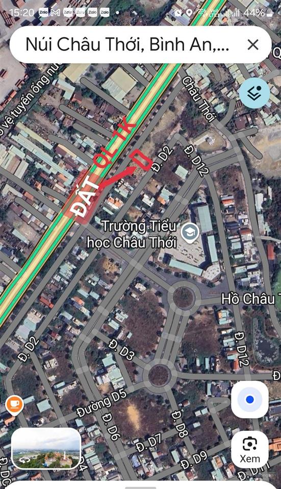 Chính chủ cần bán gấp hạ 400 triệu đất 2 mặt tiền quốc lộ 1k và d2 khu dân cư châu thới 4x25m