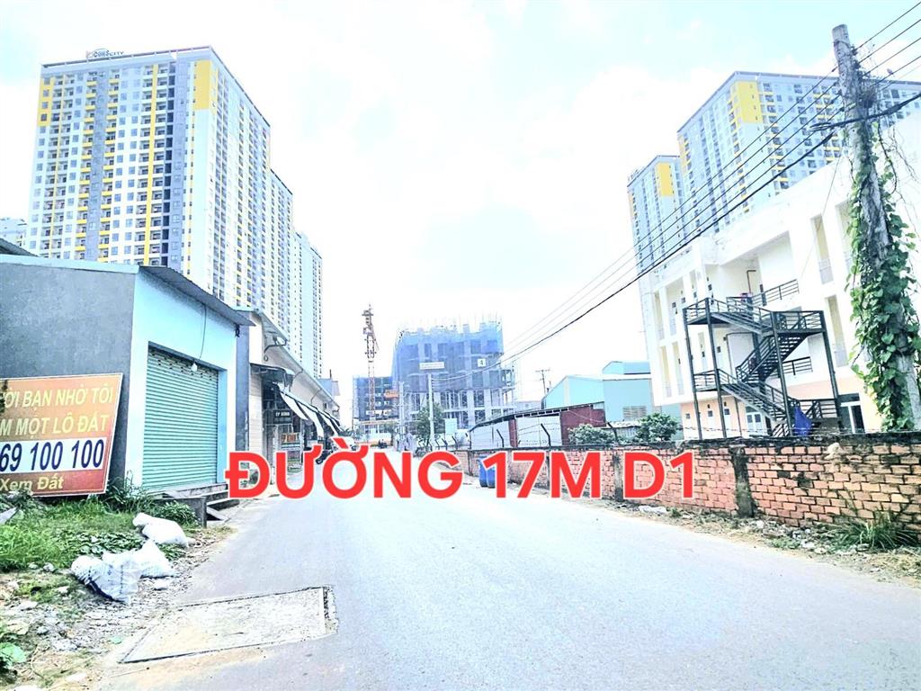 Đất mặt tiền nhựa đang mở rộng 17m sát đường thống nhất ngay chân chung cư tttm bcon 42 tầng