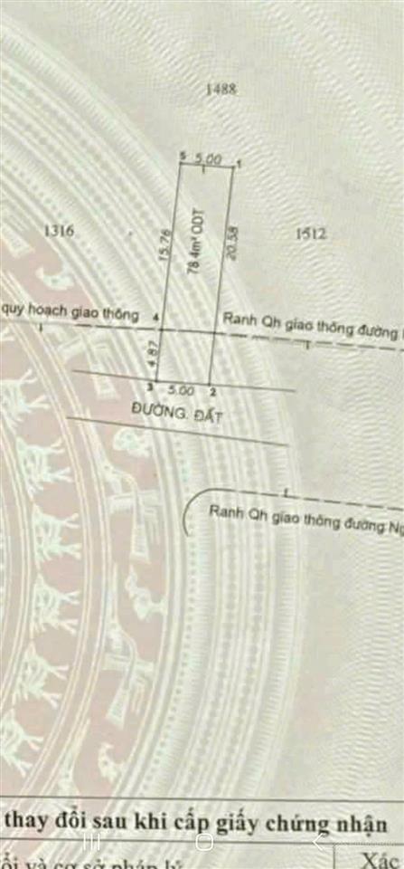 Chính chủ cần ra lô đất đẹp ở bình nguyên. đường thống nhất. đông hòa. dt 79m2. gần metro 300m