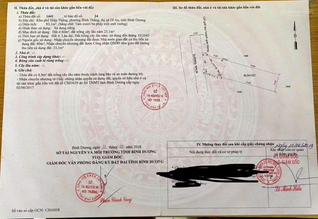 Chủ gửi đất gần làng đại học quốc gia, phường bình thắng, tp dĩ an