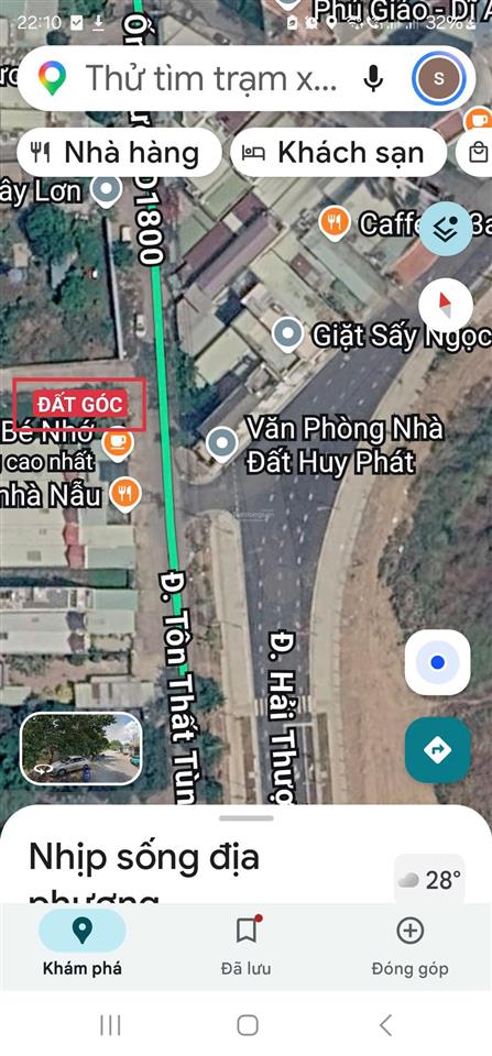 Hạ gần 3ty lô đất mặt tiền tôn thất tùng 292m ngang 12m kinh doanh xây chdv thu nhập khủng