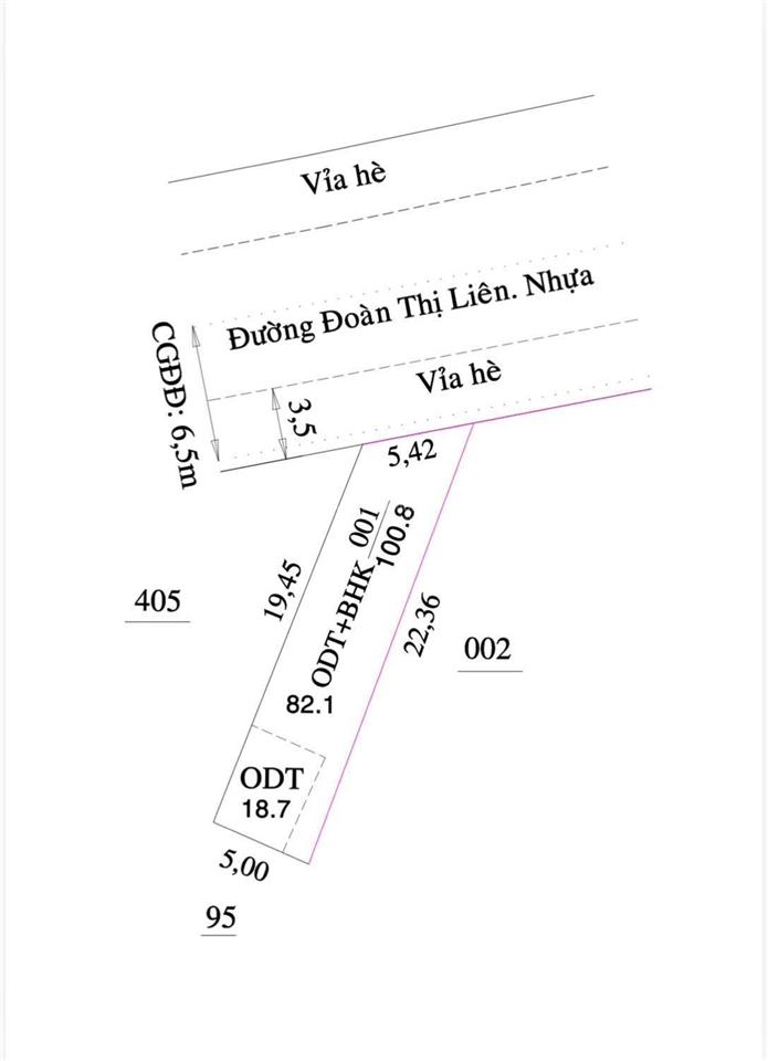 Mặt tiền kinh doanh đoàn thị liên phường phú lợi hồ chí minh 5,390 tỷ