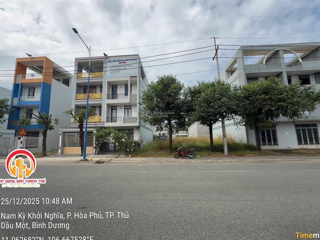 Chính chủ cần bán lô đất mặt tiền đường nam kỳ khởi nghĩa phường hoà phú (nay là phường bình dương