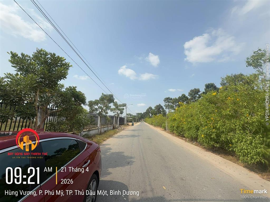 Chính chủ bán lô đất mặt tiền đường dx001 giáp ngay đường hùng vuong thành phố mới