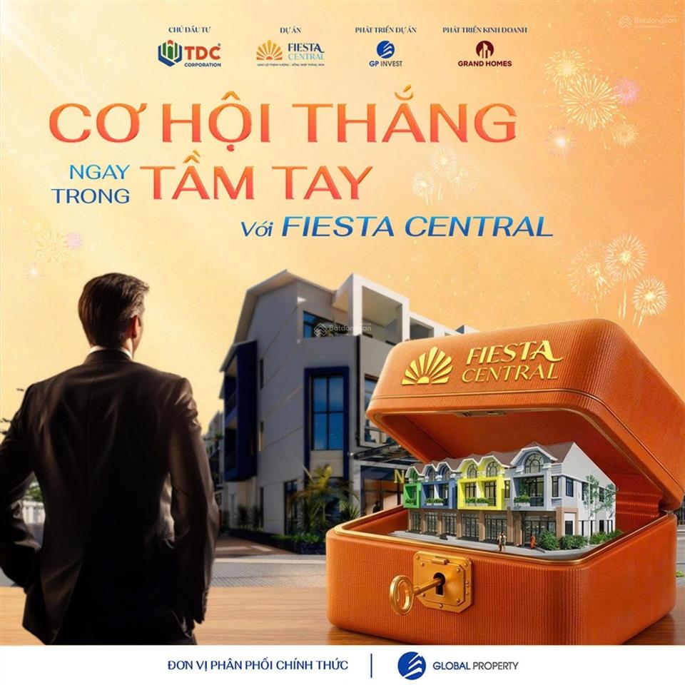 Nhà phố fiesta central đẳng cấp thương mại hai mặt tiền giá gốc becamex thành phố mới