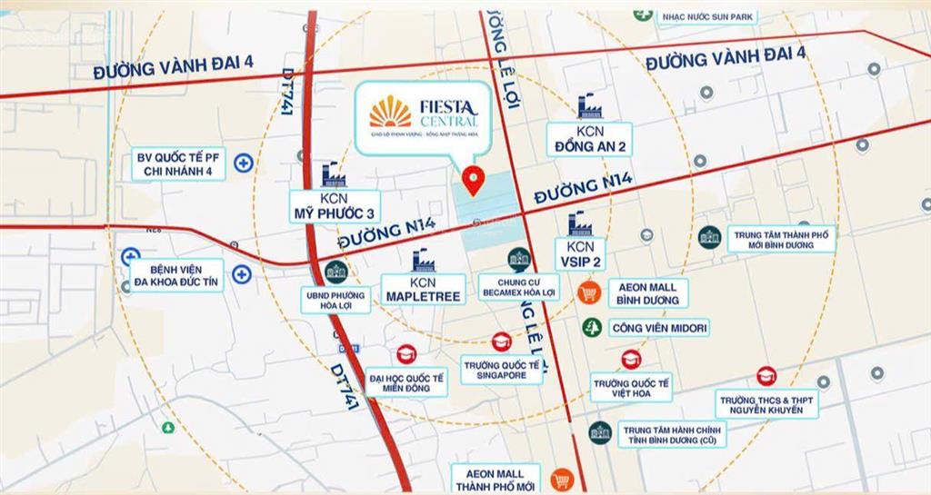 Fiesta central tập đoàn becamex bung ra giá ngoại giao